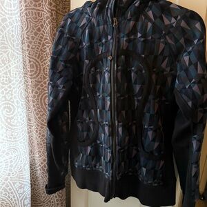 Lululemon scuba Geometric Patterned Zip-Up Jacket